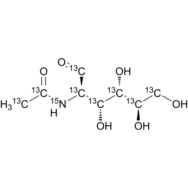 N-Acetyl-D-glucosamine-13C8,15N (N-Acetyl-2-amino-2-deoxy-D-glucose-13C8,15N)